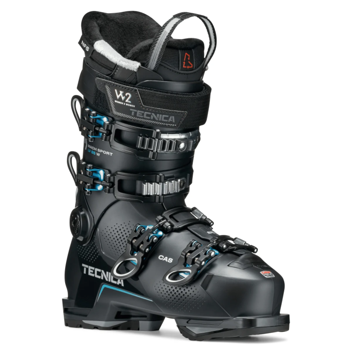 Női sícipők lesiklópályára - on piste TECNICA Mach Sport LV 85 W GW, ink blue · záber 8