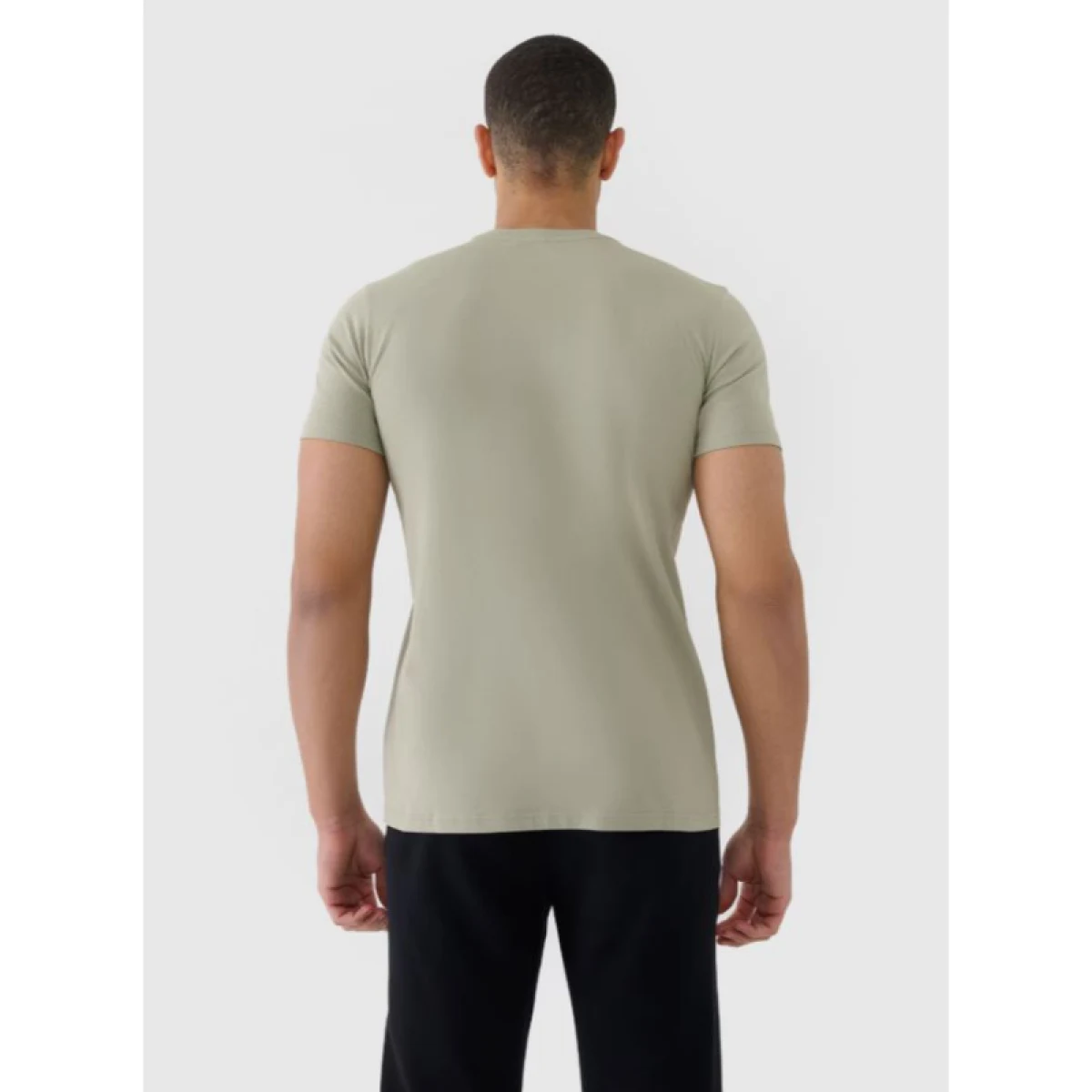 Férfi rövid ujjú póló 4F TSHIRT M2003-44S-OLIVE · záber 3