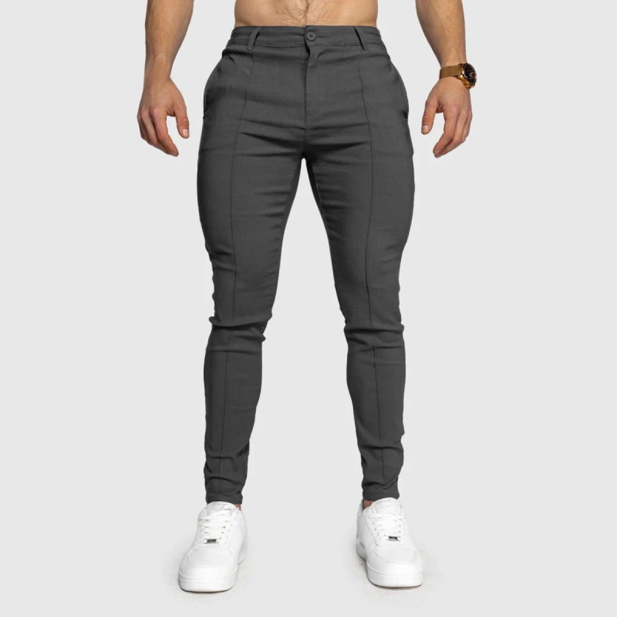 Sztreccs nadrág Iron Aesthetics Excellence, szürke · záber 2