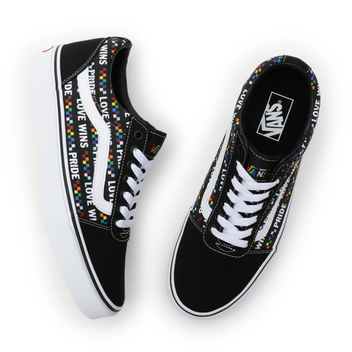 Férfi szabadidőcipő VANS MN Ward (Pride) black white · záber 4