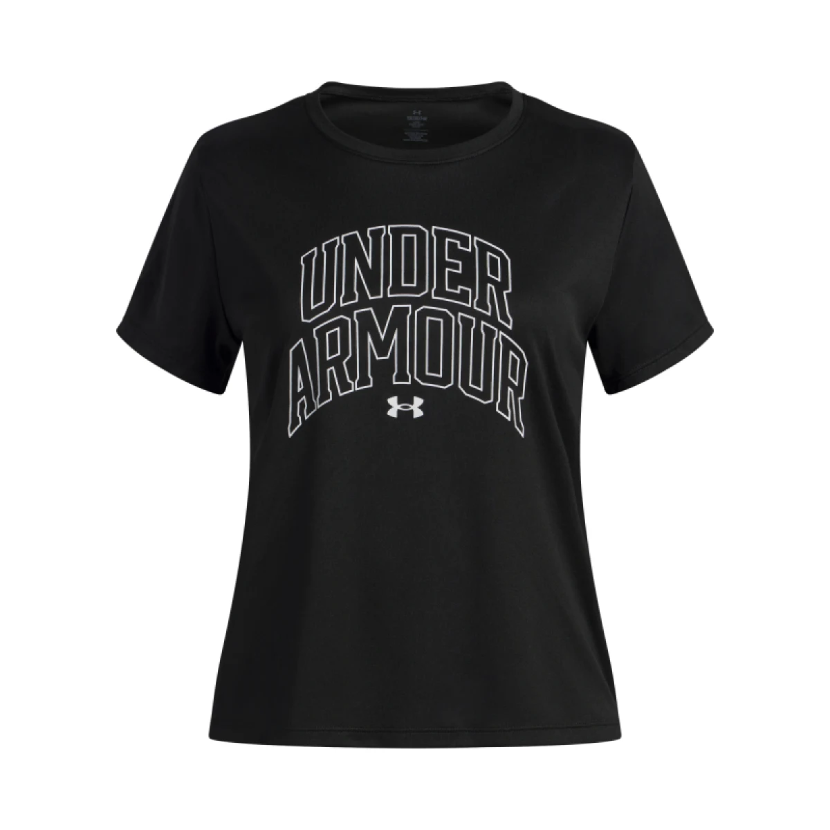 Lány edzőpóló rövid ujjú UNDER ARMOUR Tech Varsity Graphic SS · záber 2