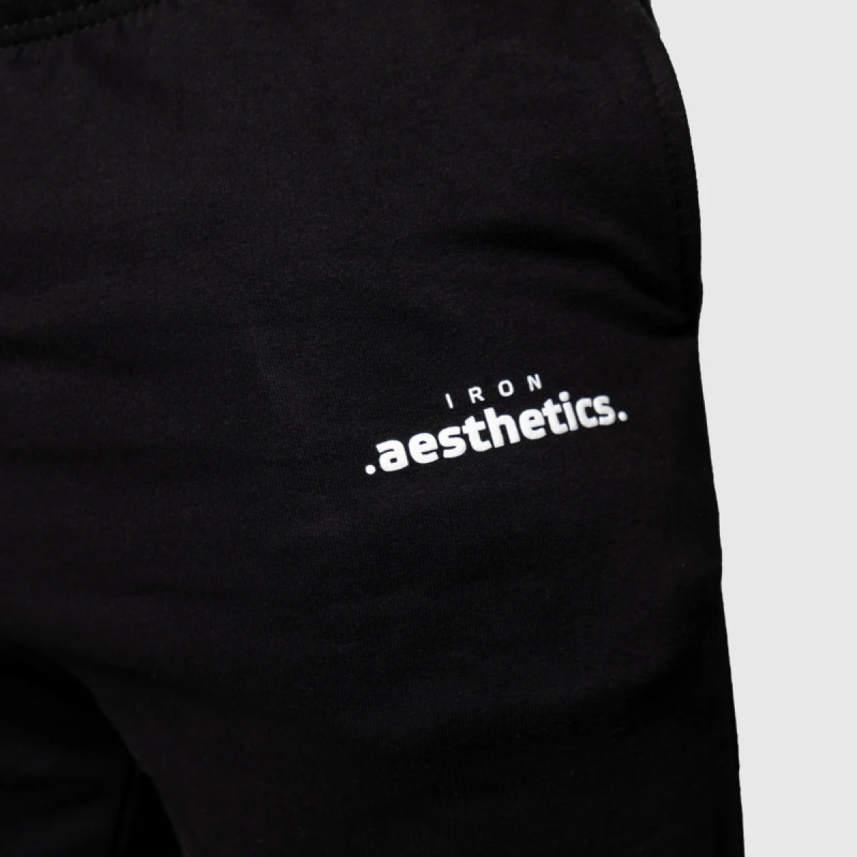 Oversized melegítőnadrág Iron Aesthetics Relaxed, fekete · záber 4