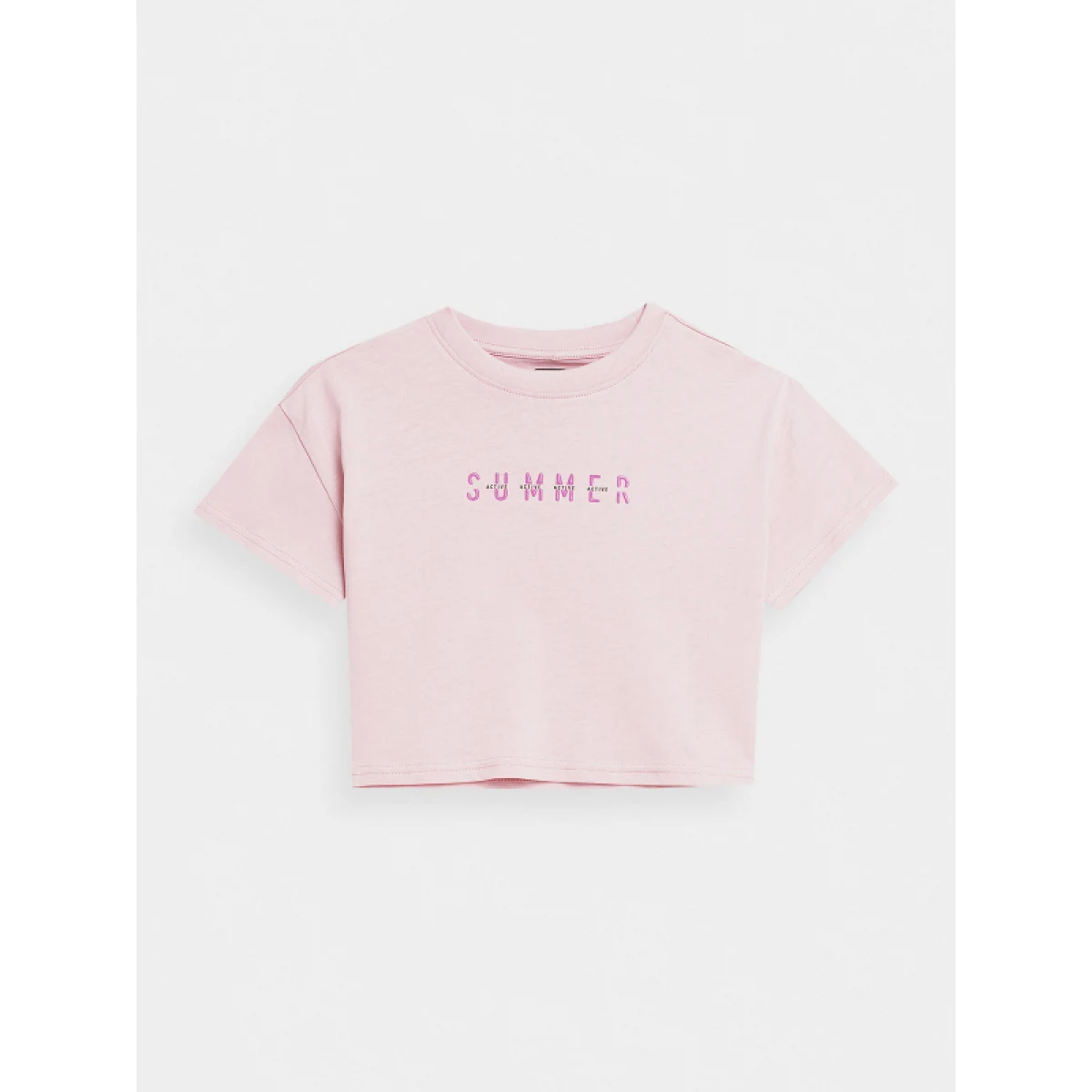 Lány póló rövid ujjú 4F JUNIOR TSHIRT F393-56S-LIGHT PINK · záber 2