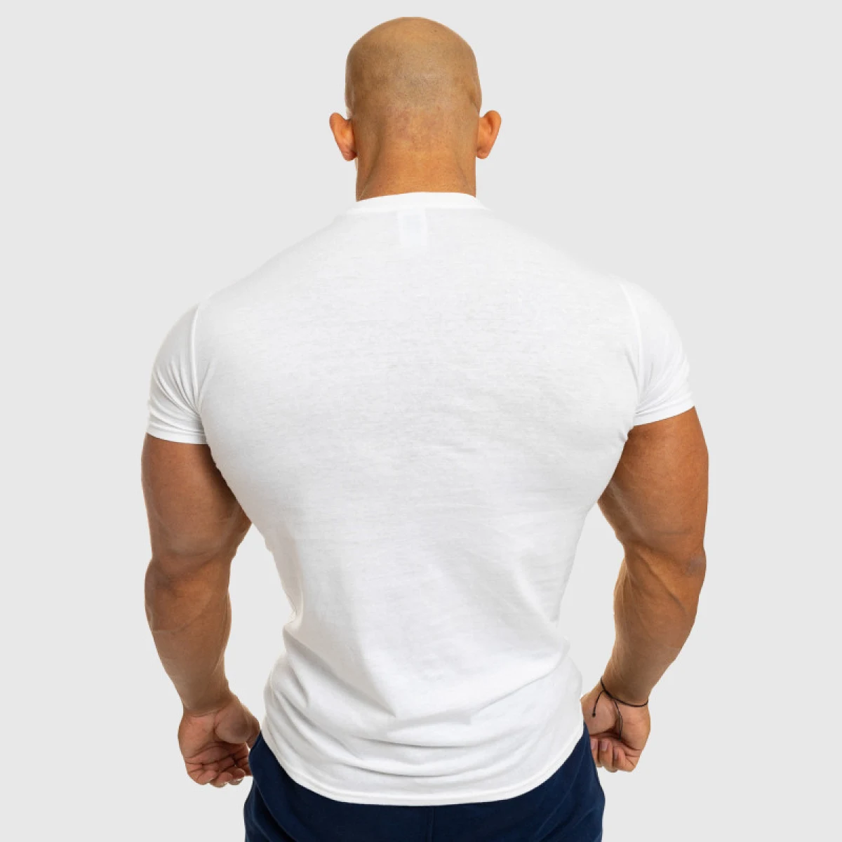 Férfi fitness póló Iron Aesthetics Be Stronger, fehér · záber 3