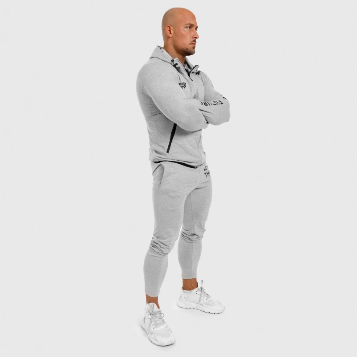 Férfi Slim Fit sportszett Iron Aesthetics Beyond the Future, szürke · záber 3