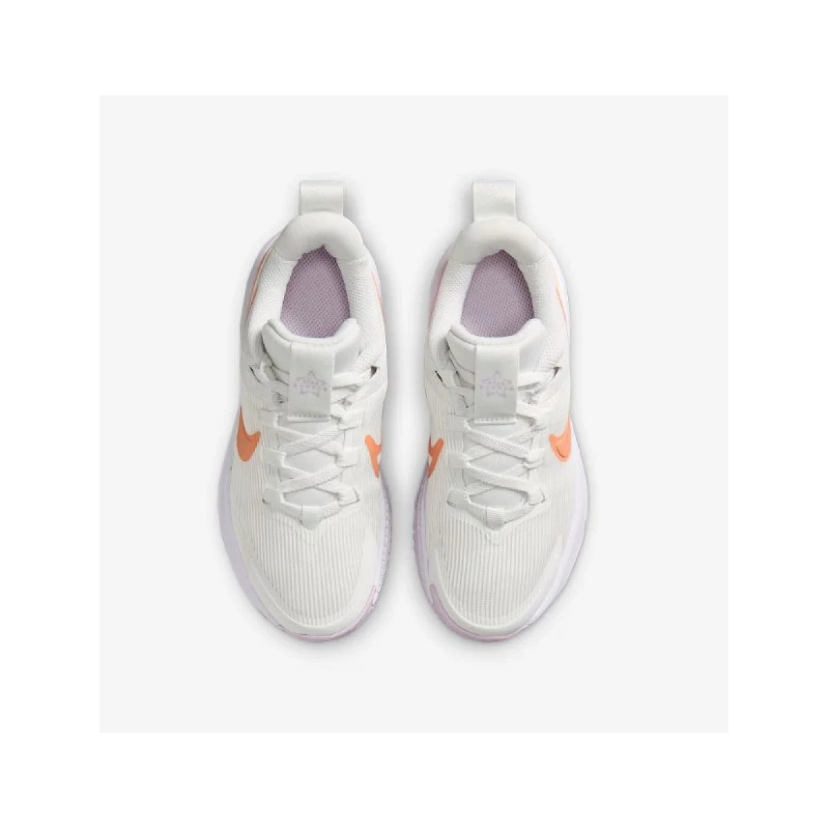 Gyerek sportcipő (edzőcipő) NIKE Star Runner 4 K summit white white black apricot agate · záber 5