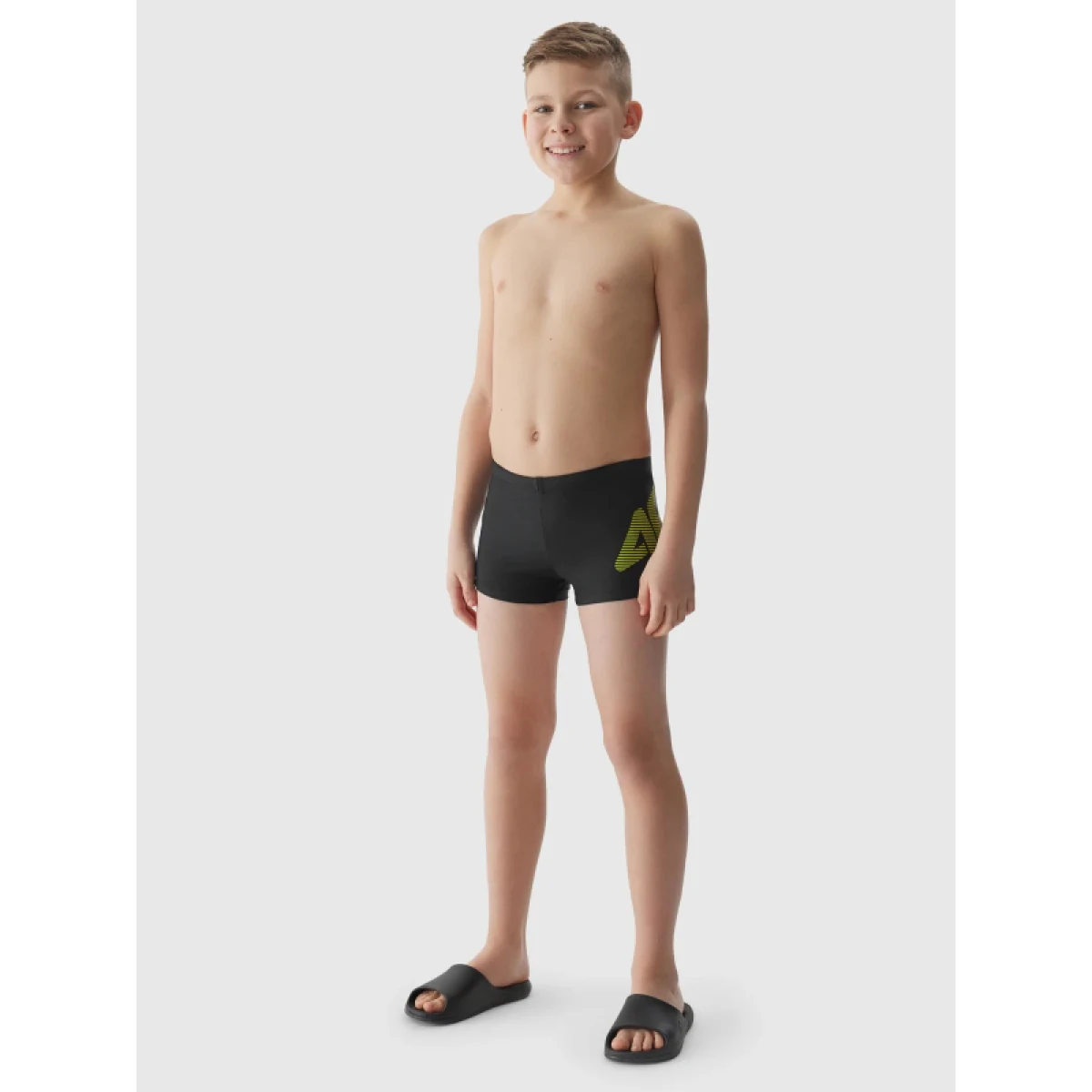 Fiú úszónadrágok 4F JUNIOR SWIMMING TRUNKS-JWSS24USWTM021-20S-DEEP BLACK · záber 5