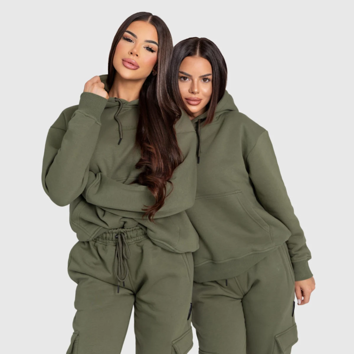 Női pulóver Iron Aesthetics Cargo, zöld · záber 5