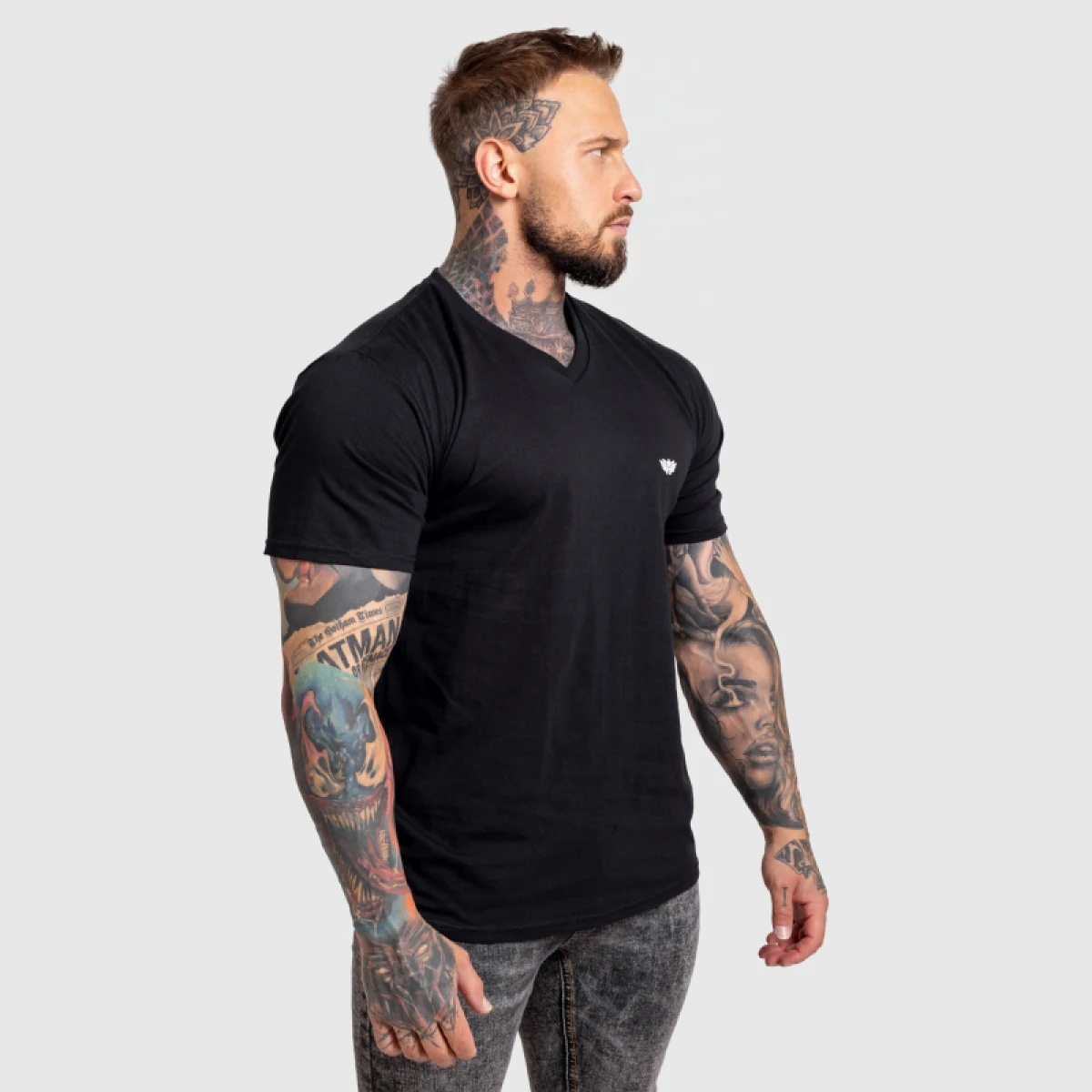 Férfi póló Iron Aesthetics Imperial, fekete · záber 2