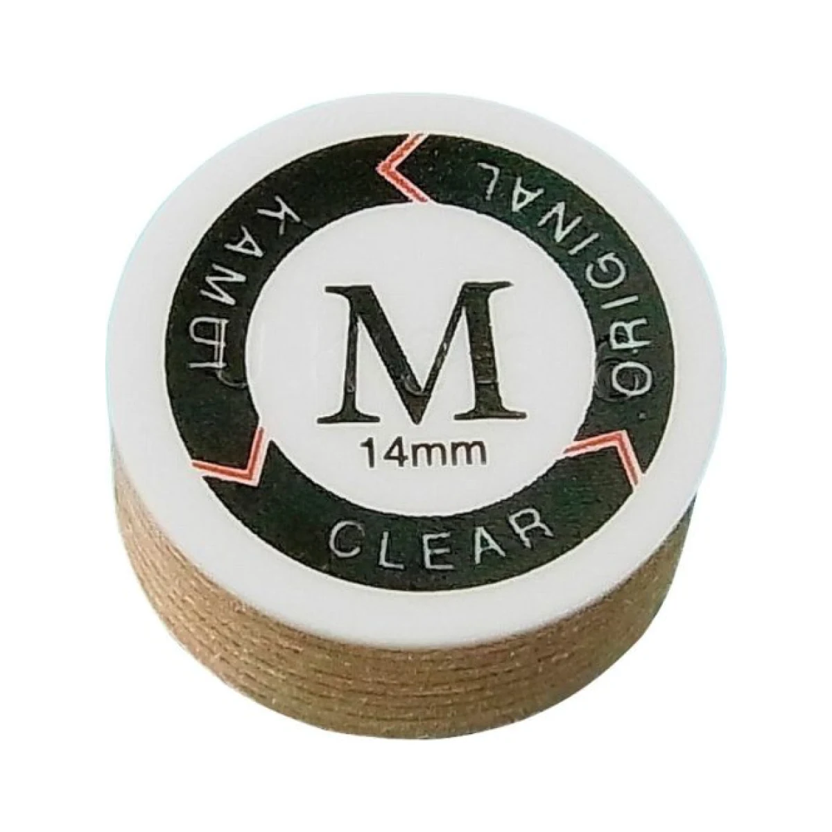 Biliárd dákóbőr ragasztható, KAMUI rétegelt, Clear Medium 14mm · záber 2