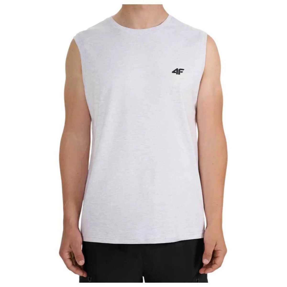 Férfi ujjatlan póló 4F SLEEVELESS M306-10S-WHITE · záber 2
