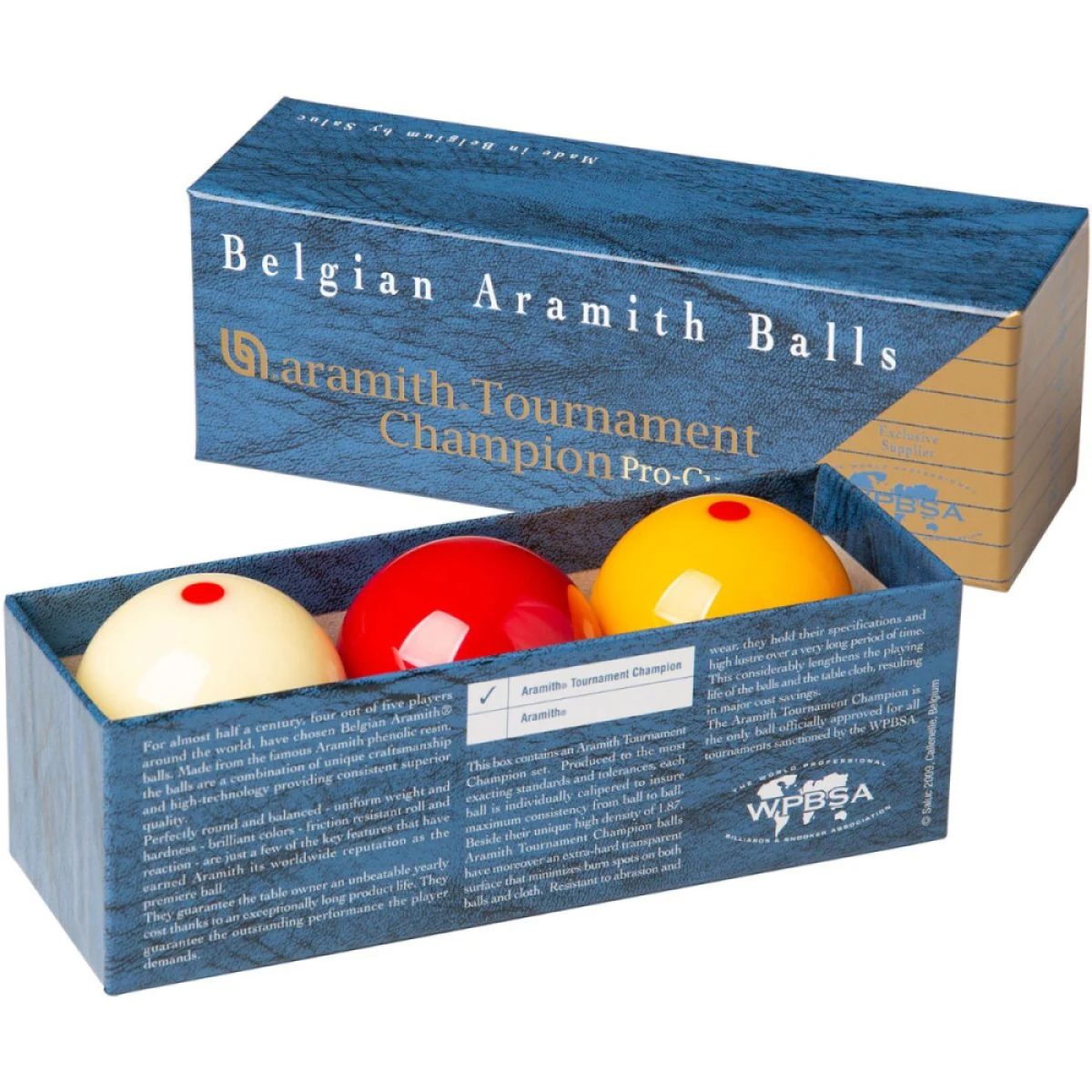 golyókészlet karambol Aramith Tournament Champion Pro Cup 52.4mm · záber 1