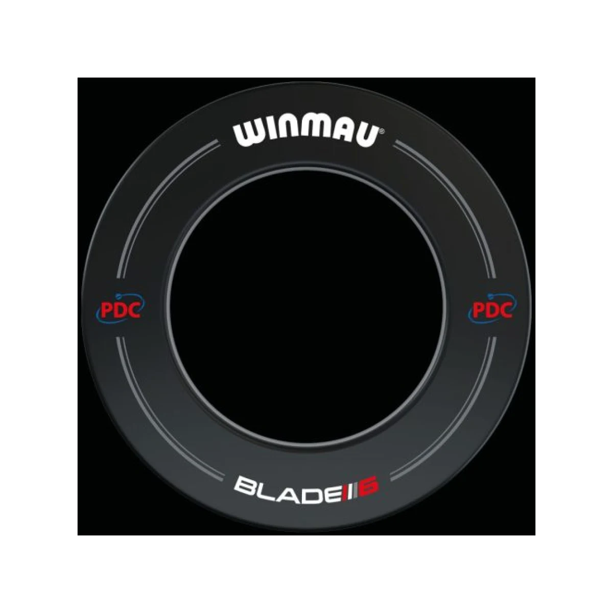WINMAU FALVÉDŐ DART TÁBLA KÖRÉ FEKETE, PDC · záber 2