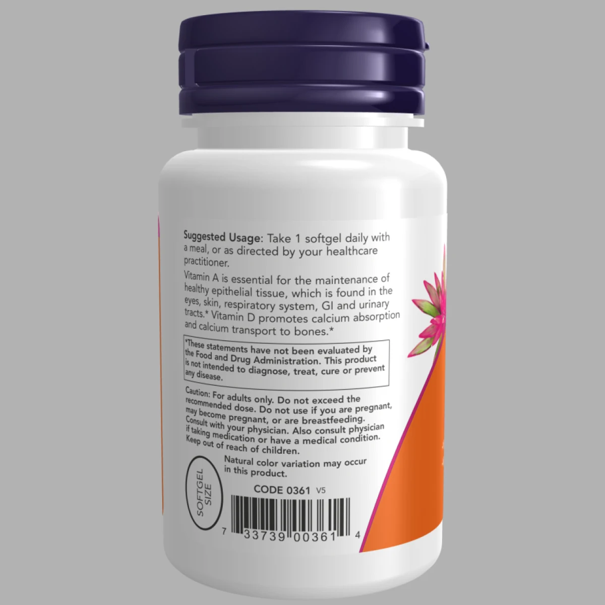 Ultra A & D-3 25,000/1,000 / 100 Softgels · záber 3