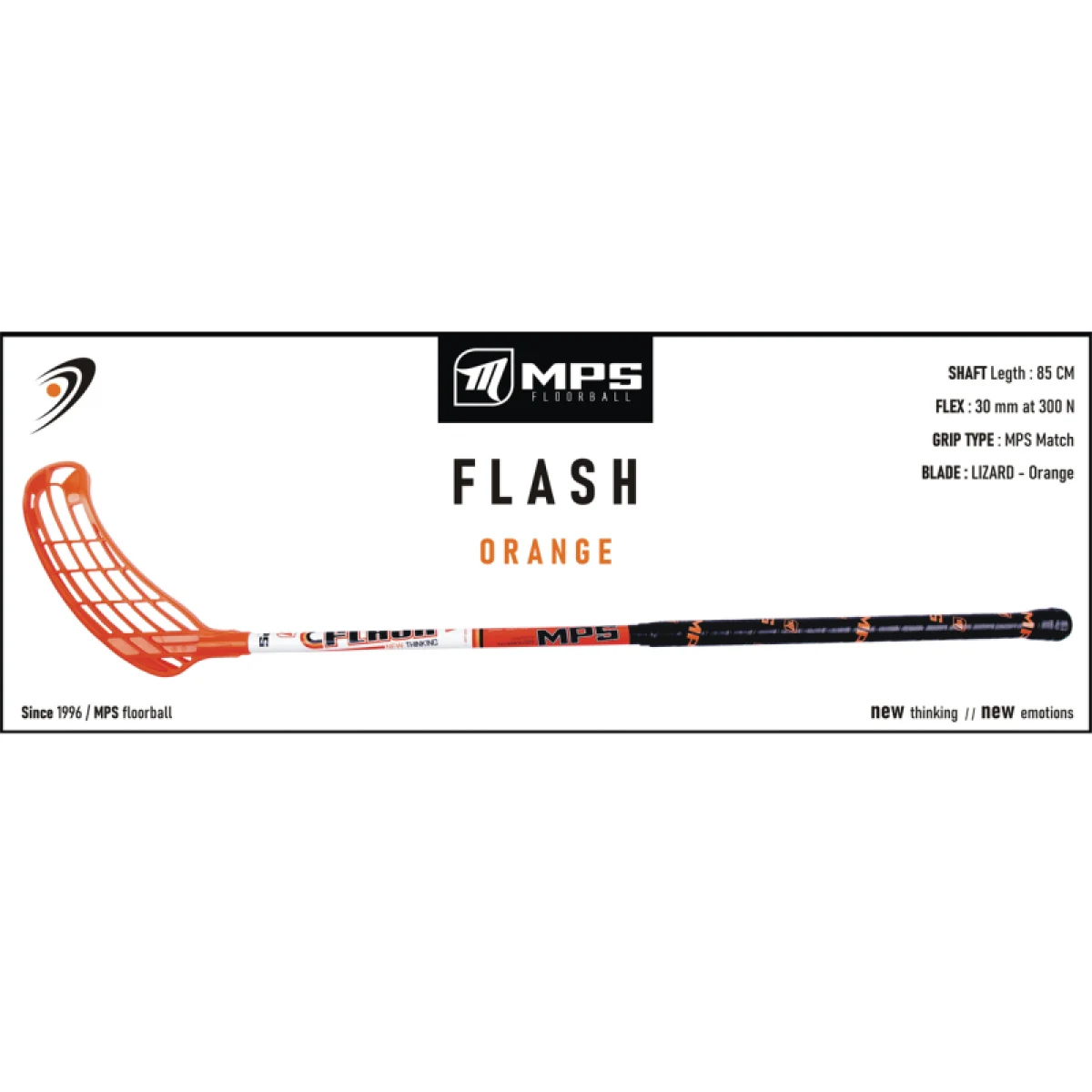 Floorball ütő MPS FLASH Orange JR L · záber 3