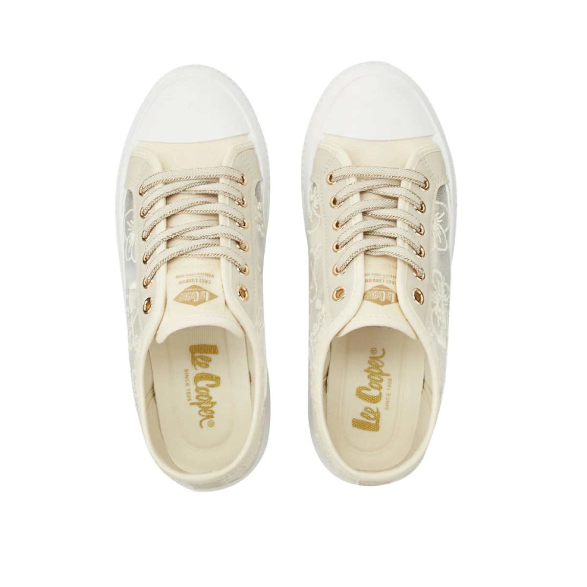 Női szabadidőcipők LEE COOPER Vanne W beige · záber 3