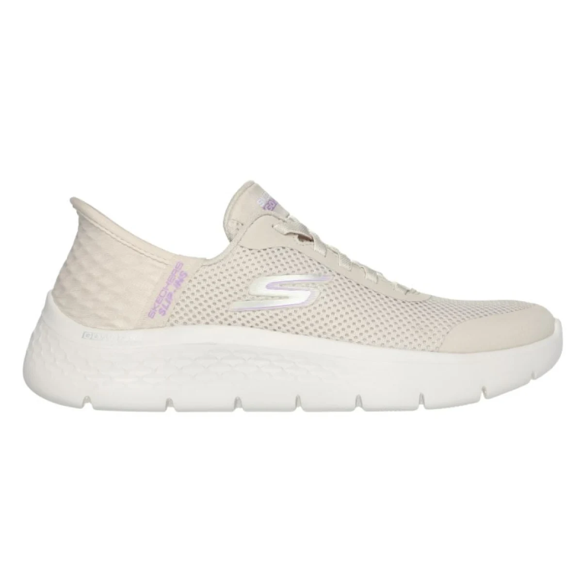 Női szabadidőcipők SKECHERS Go Walk Flex Grand Entry Slip-Ins W off white · záber 2