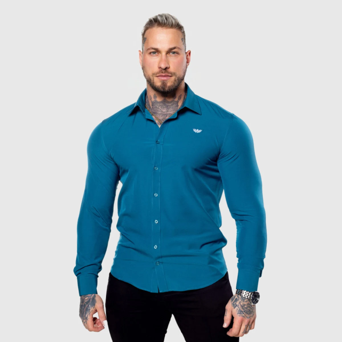 Sztreccs ing Iron Aesthetics Slim Stretch, smaragd · záber 1