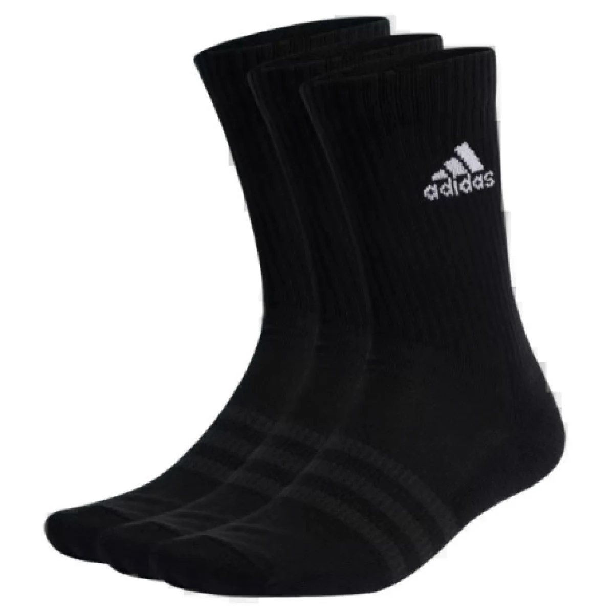 Zoknik ADIDAS 3 PACK-CUSH CRW -BLACK WHITE · záber 1