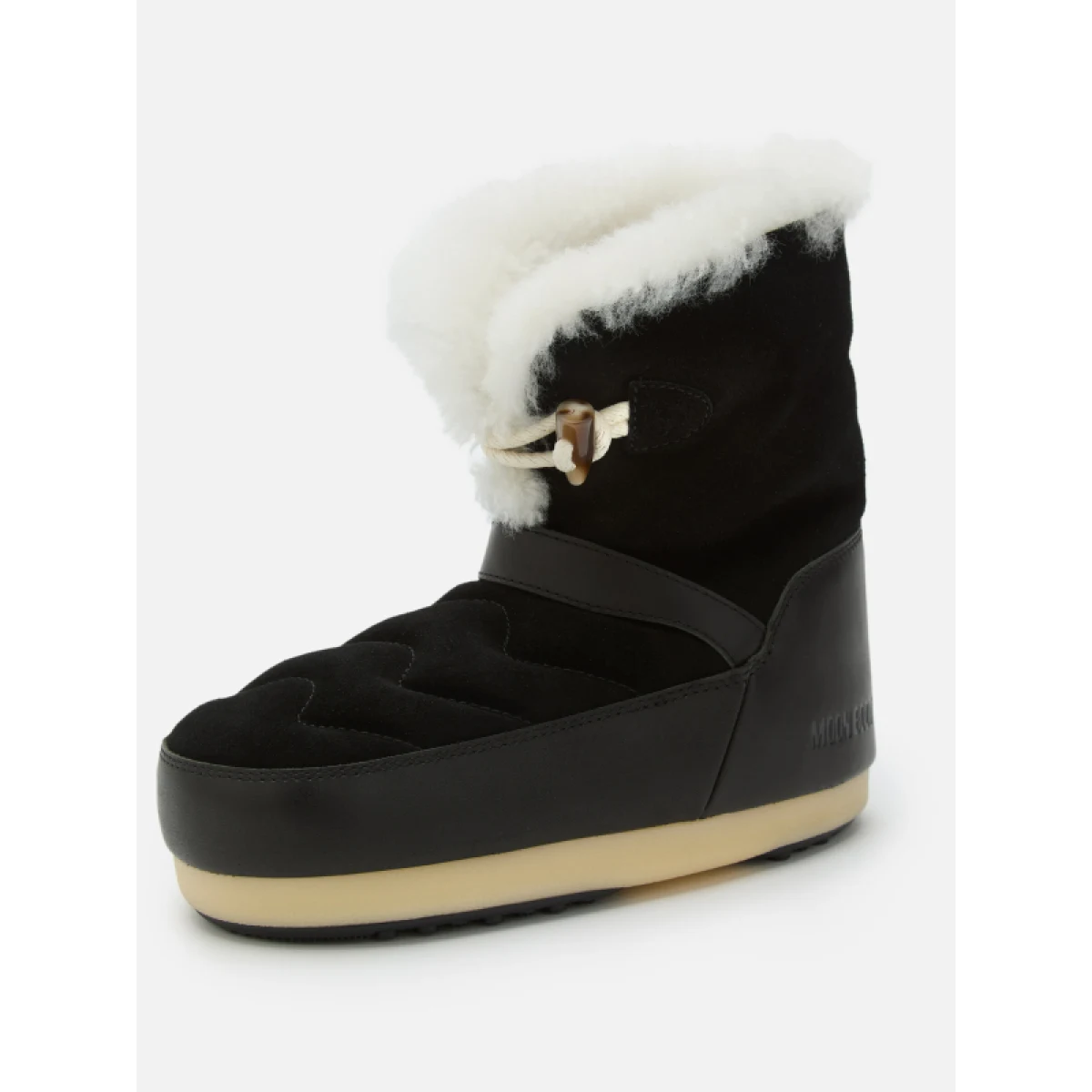 Alacsony téli cipők MOON BOOT MB EVX IGLOO NL02 BLACK NATURAL · záber 3