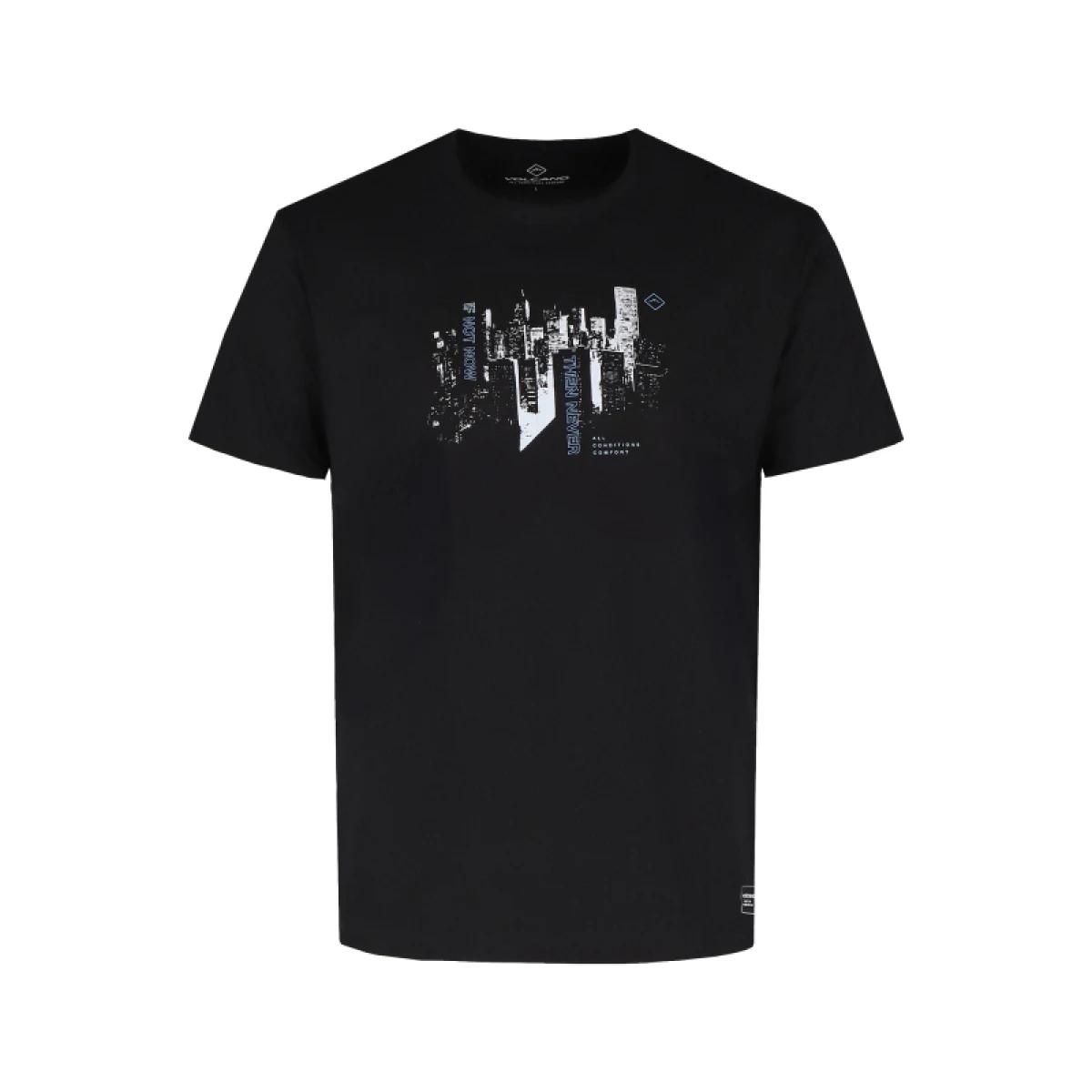 Férfi rövid ujjú póló VOLCANO T-TURF-BLACK · záber 8