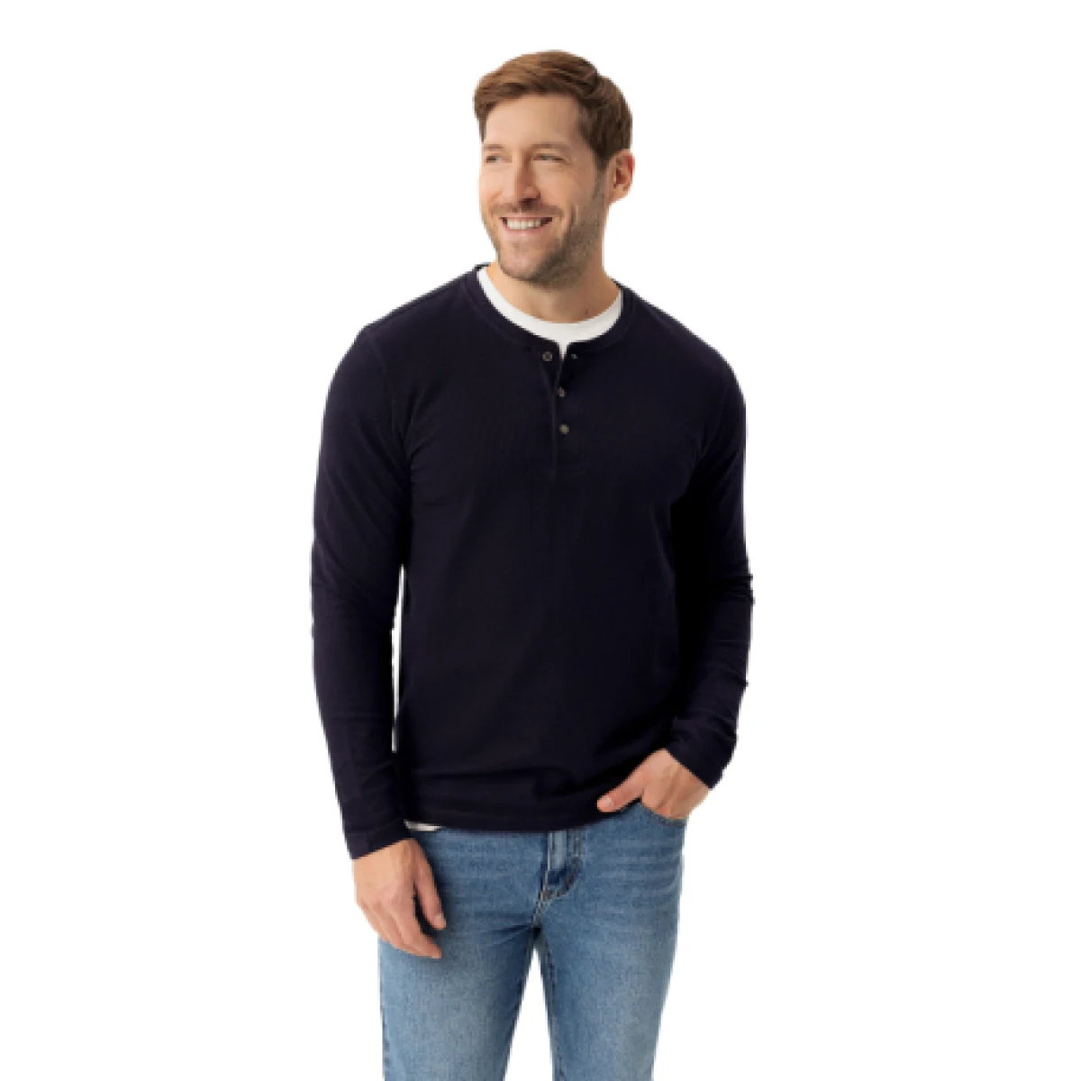 Férfi hosszú ujjú póló VOLCANO L-ONYX-NAVY · záber 6