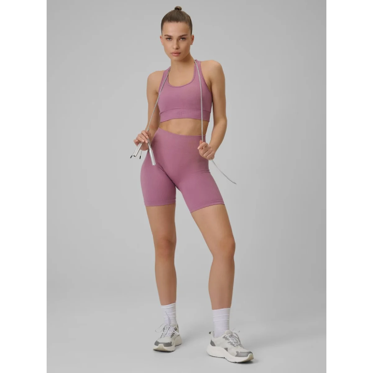 Női edzőnadrágok 4F SHORT TIGHTS FNK F087-63S-CORAL · záber 3