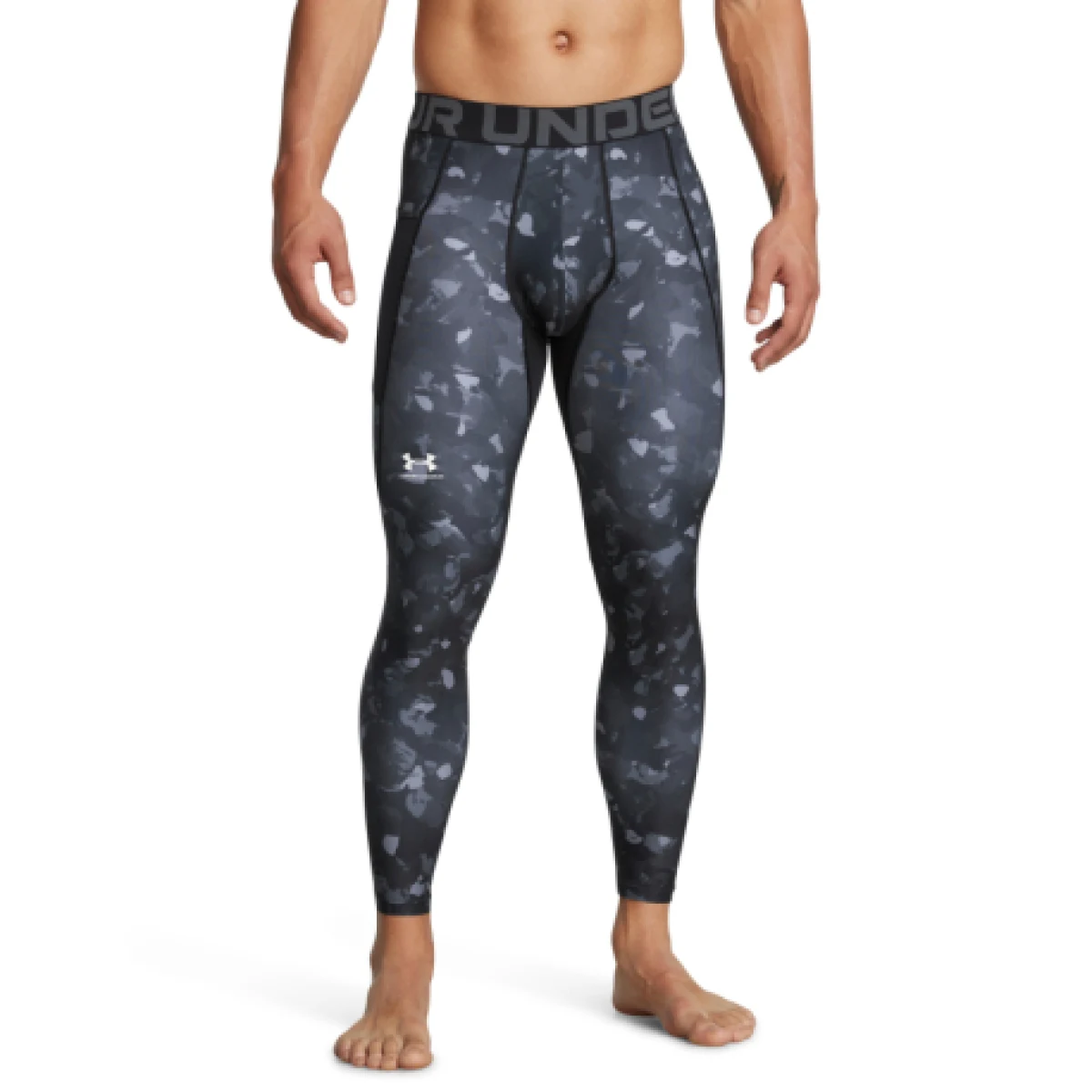 Férfi kompressziós leggings UNDER ARMOUR UA HG Armour Prtd Lgs-BLK · záber 1