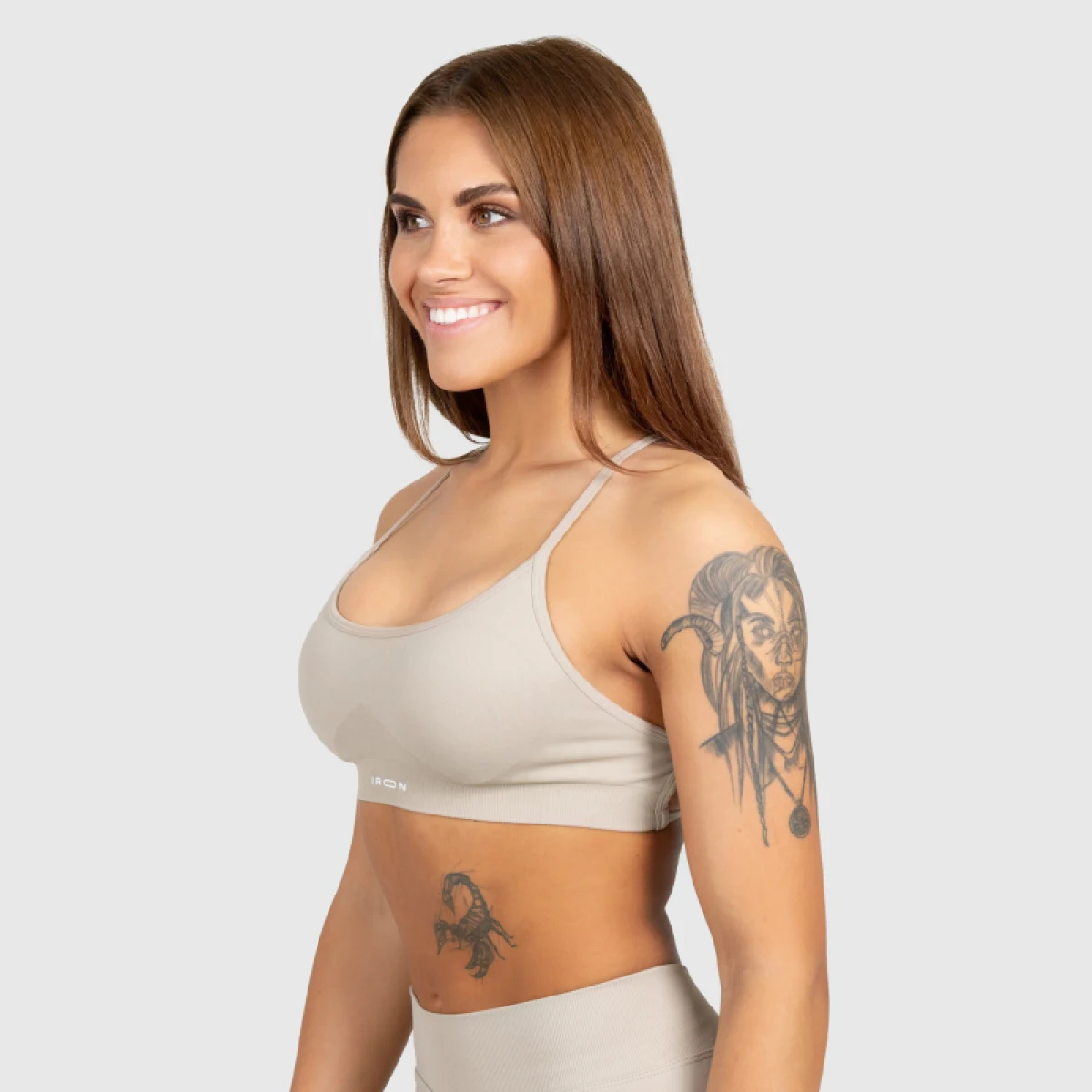 Sportmelltartó Iron Aesthetics Shape, bézs · záber 4