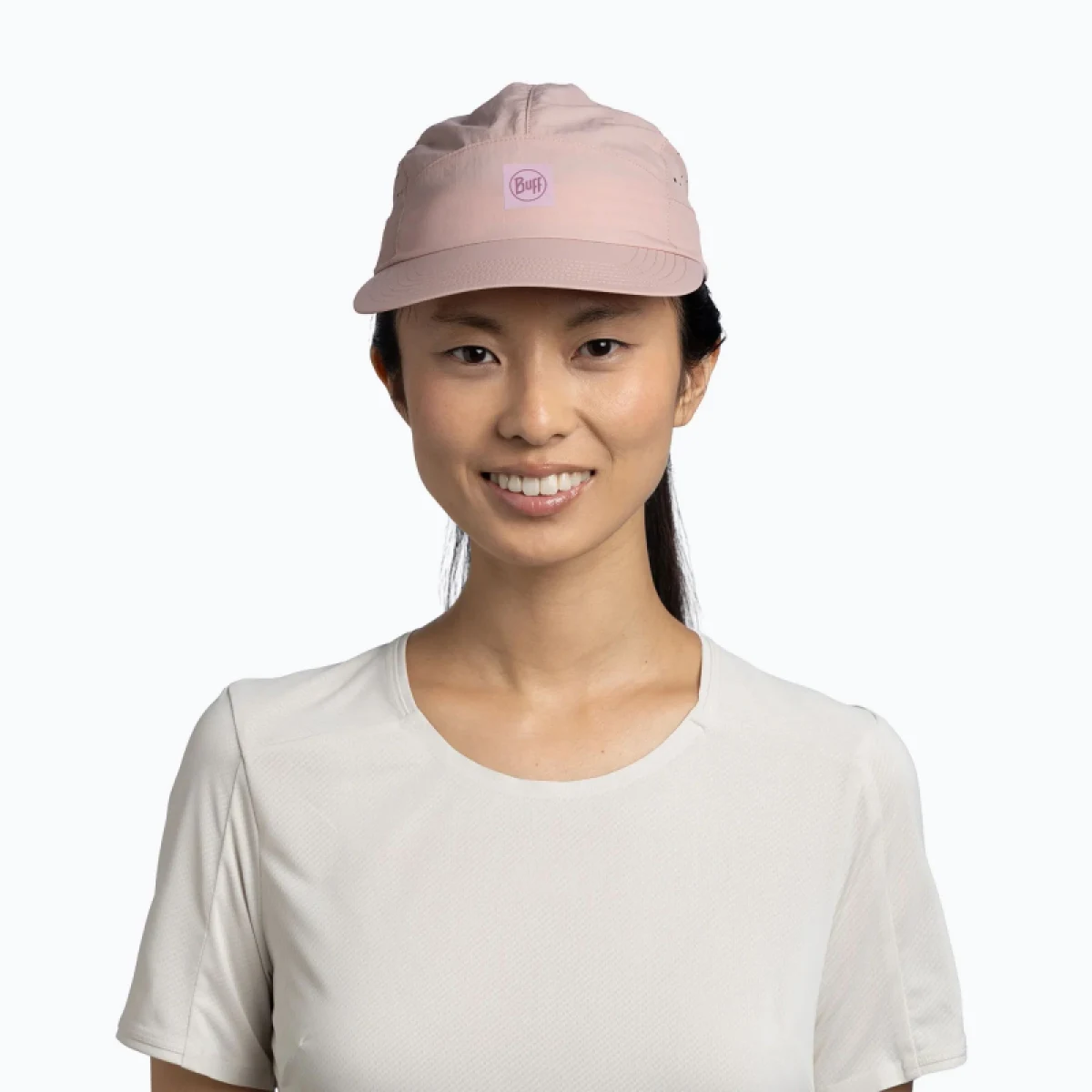 Női futó sapka BUFF SPEED CAP SOLID AZALEA · záber 4
