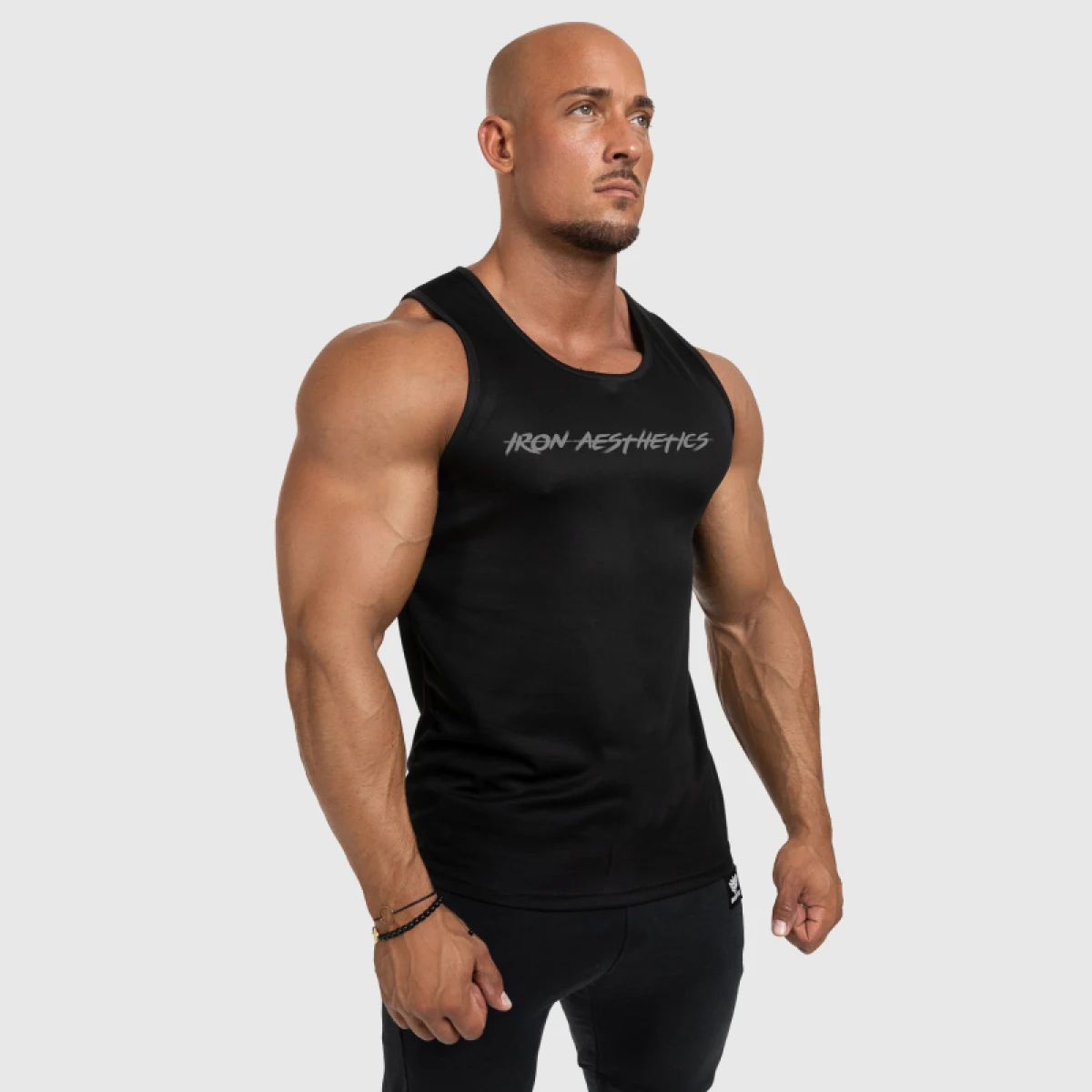 Férfi funkcionális atléta Iron Aesthetics Sporty, fekete · záber 2
