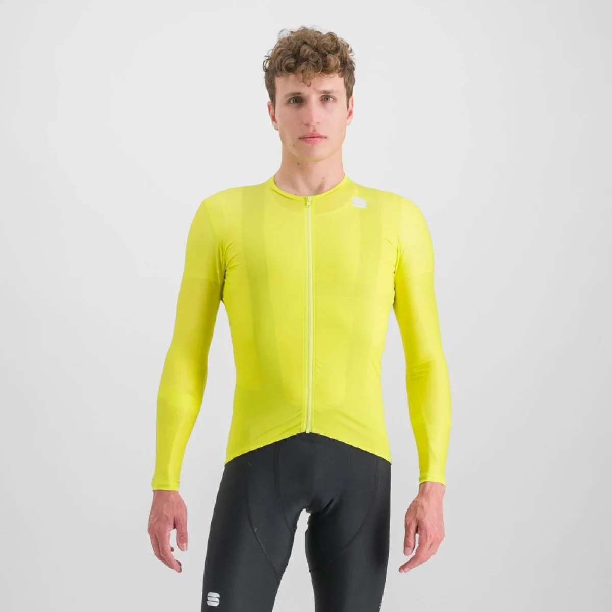 Férfi kerékpáros mez hosszú ujjal SPORTFUL Matchy long sleeve jersey, cedar · záber 2