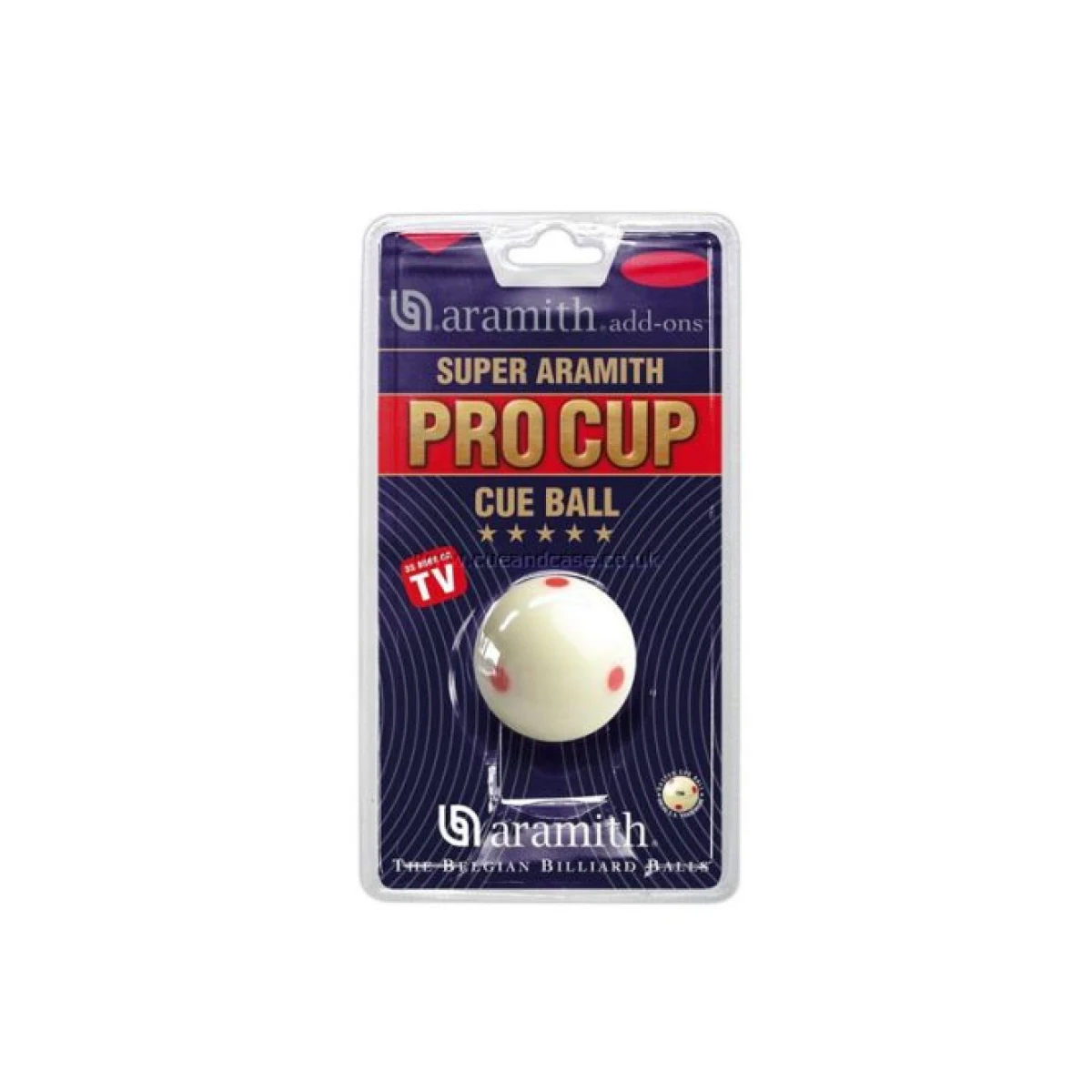 Pool fehér golyó 57,2 mm PRO-CUP normál méretű · záber 2