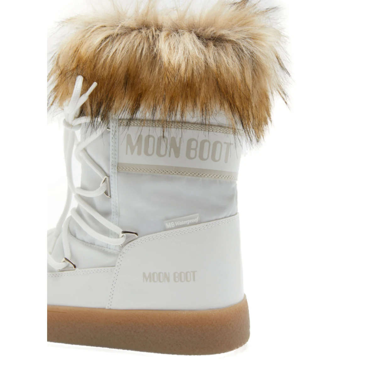 Női bokacsizmák télen MOON BOOT LTRACK MONACO LOW WP, 002 white · záber 4