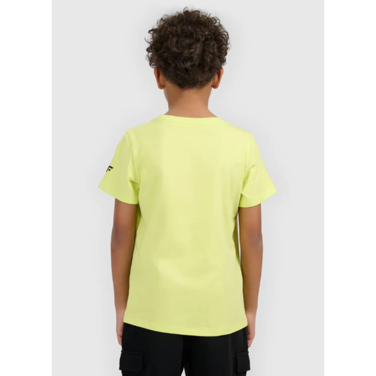 Fiú póló rövid ujjú 4F JUNIOR TSHIRT M2816-73S-LIGHT LEMON · záber 4