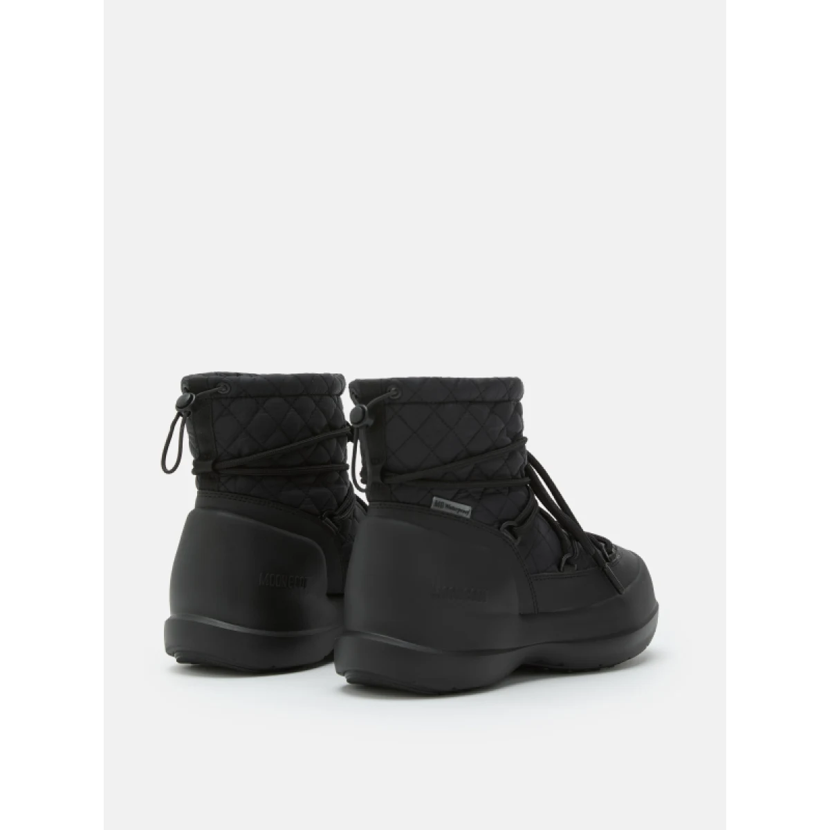 Bokacsizmák télen MOON BOOT MB MEZZALUNA QUILTED MID WP-N001 BLACK · záber 3