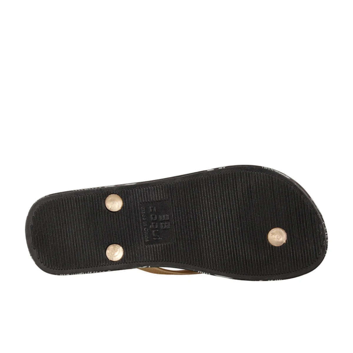 Női papucsok (strandcipők) COQUI Kaja Printed black gold · záber 5