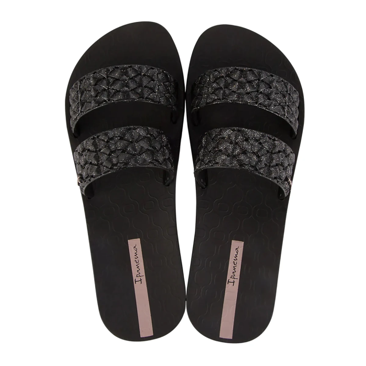 Női papucsok (strandcipők) IPANEMA Renda W black glitter black · záber 4