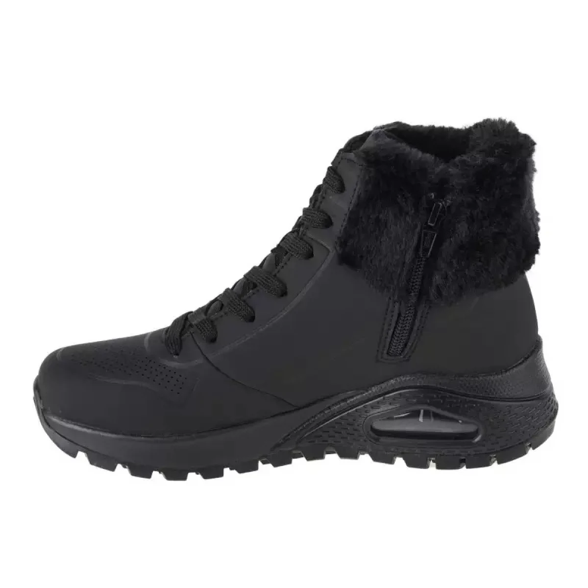 Női bokacsizmák télen SKECHERS Uno Rugged Fall Air W black · záber 2
