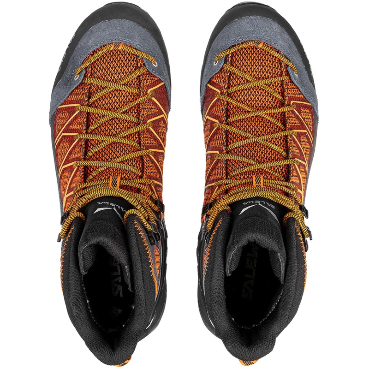 Férfi bokáig érő túracipő SALEWA Mountain Trainer Lite Mid GTX M black out carrot · záber 2