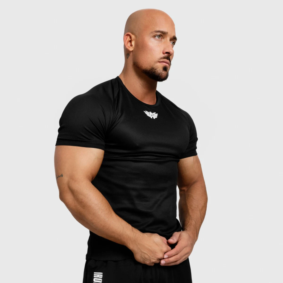 Férfi funkcionális póló Iron Aesthetics Performance, fekete · záber 5