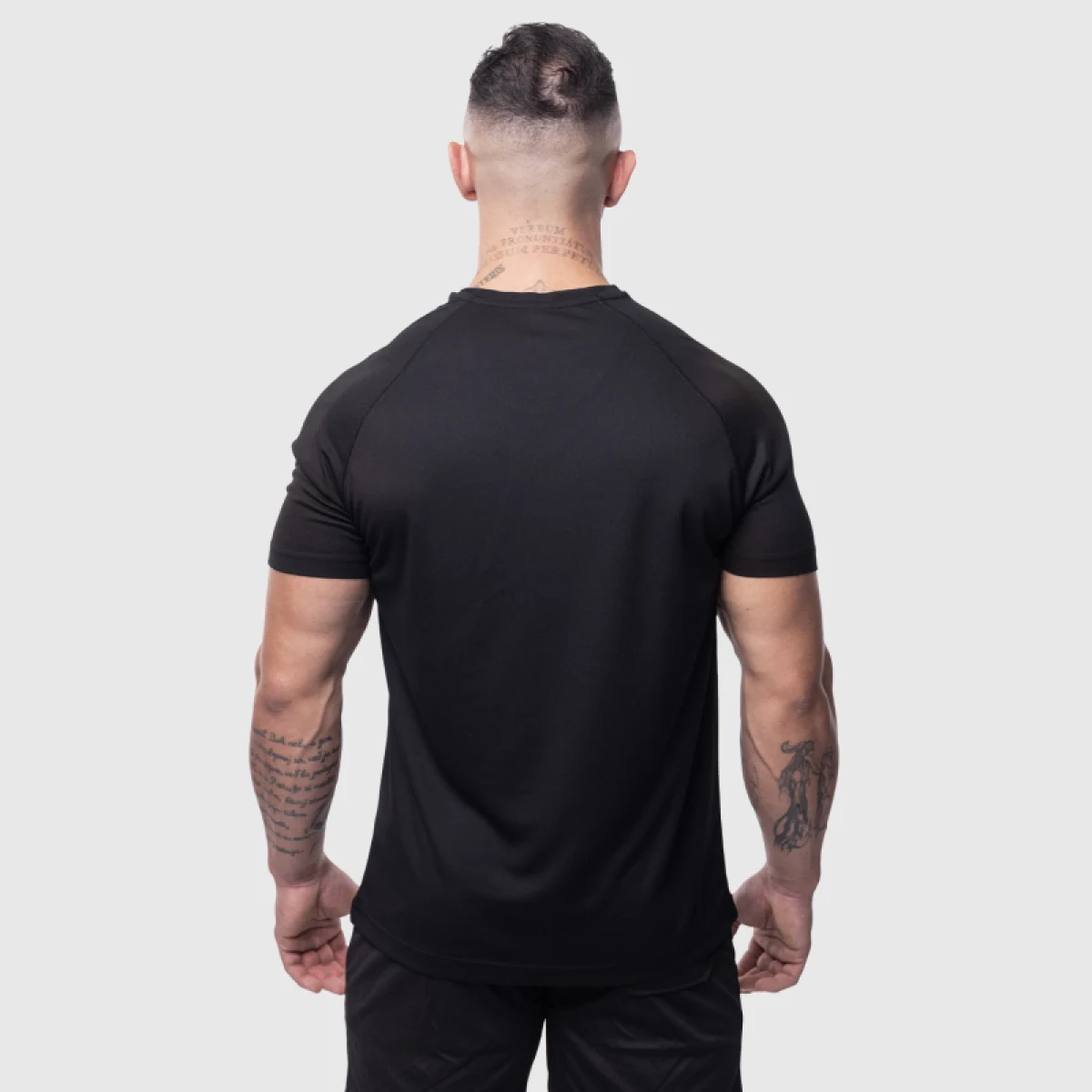 Férfi sportpóló Iron Aesthetics Training, fekete · záber 5