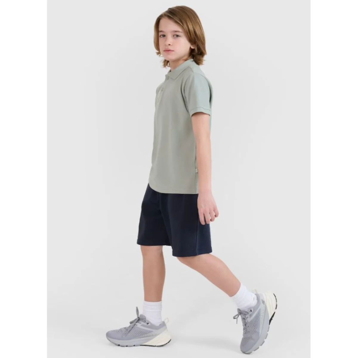 Fiú melegítőnadrág rövidnadrág 4F JUNIOR SHORTS CAS M629-31S-NAVY · záber 3