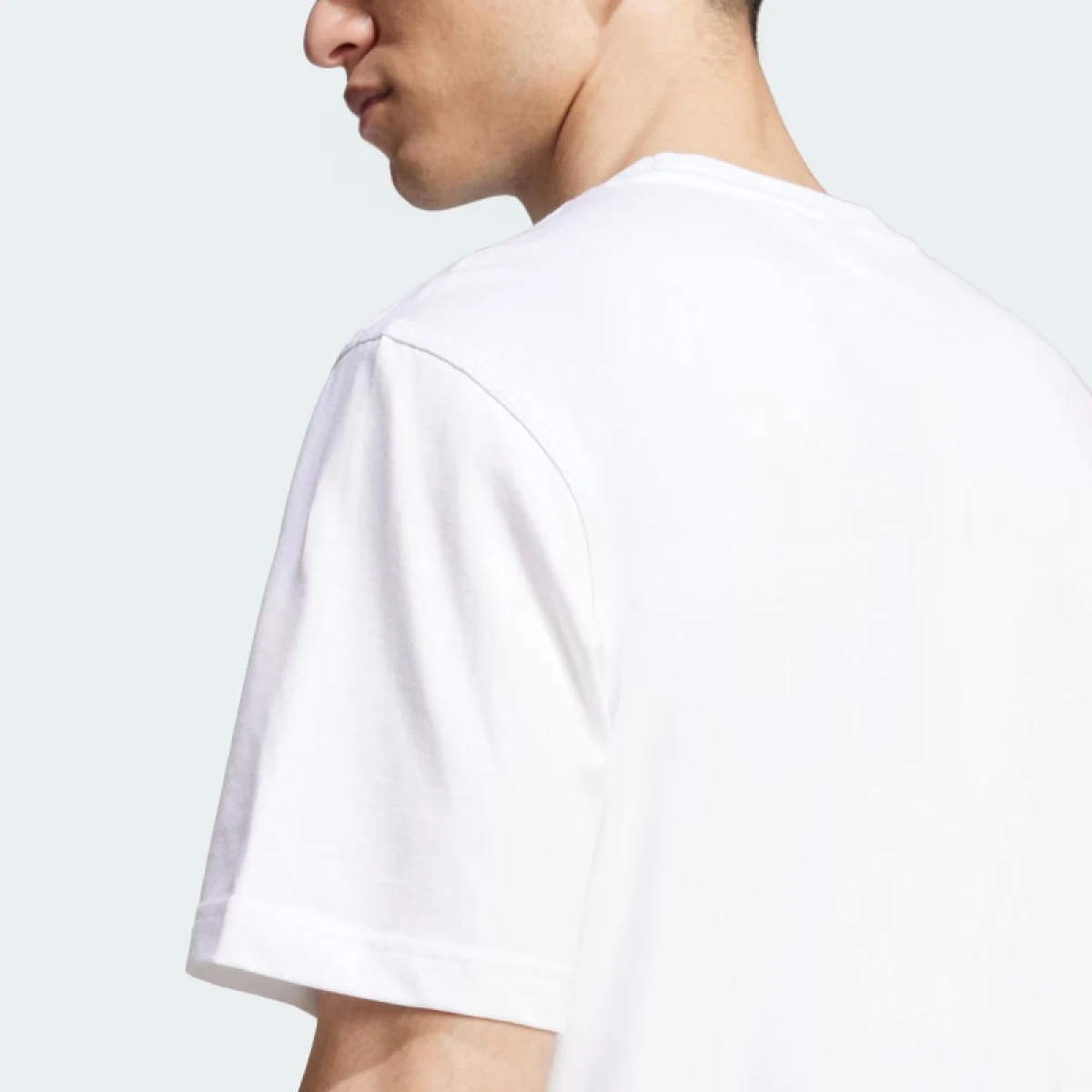 Férfi rövid ujjú póló ADIDAS ORIGINALS TREFOIL ESS TEE-WHITE · záber 5
