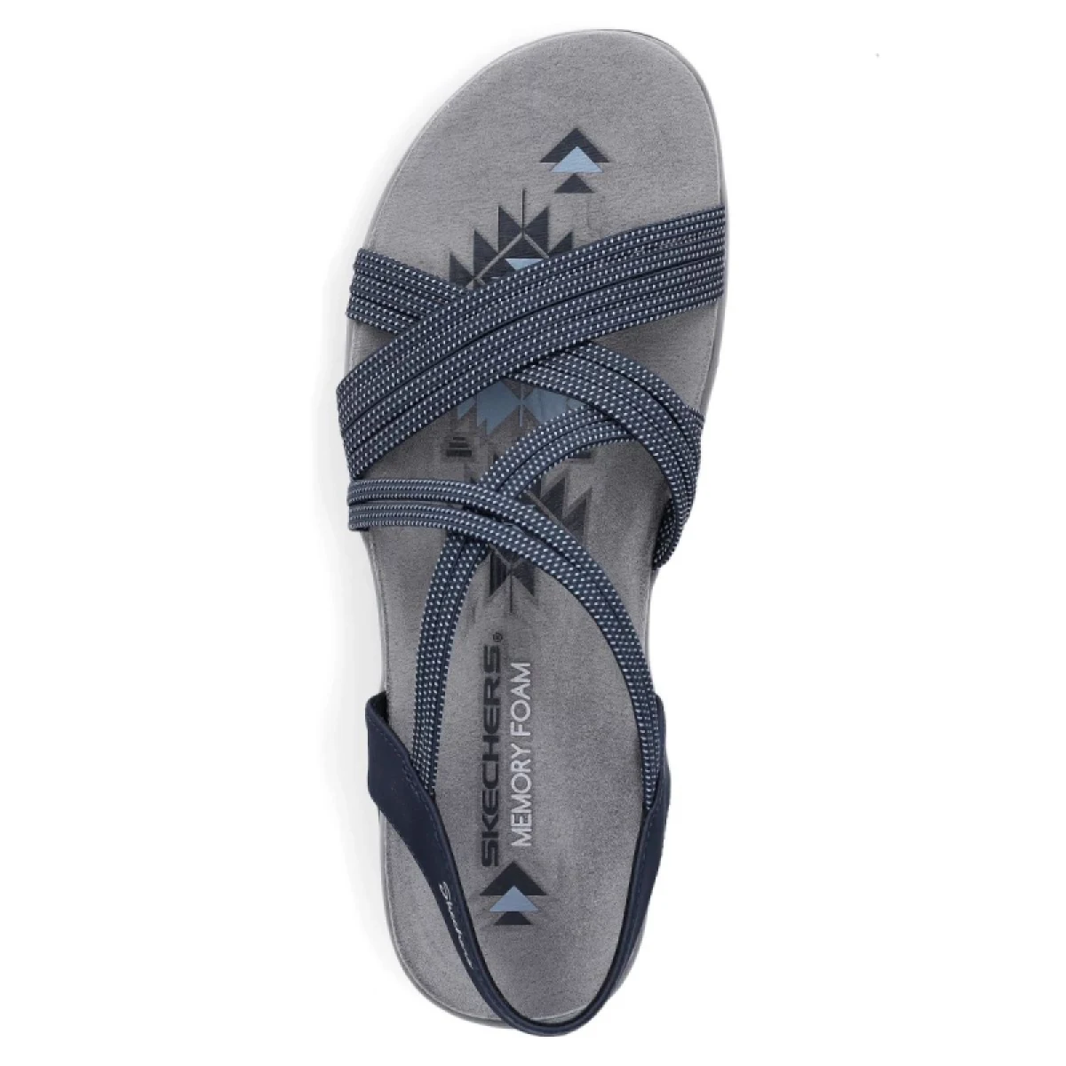 Női szandálok SKECHERS Reggae Slim Turn It Up W navy · záber 5