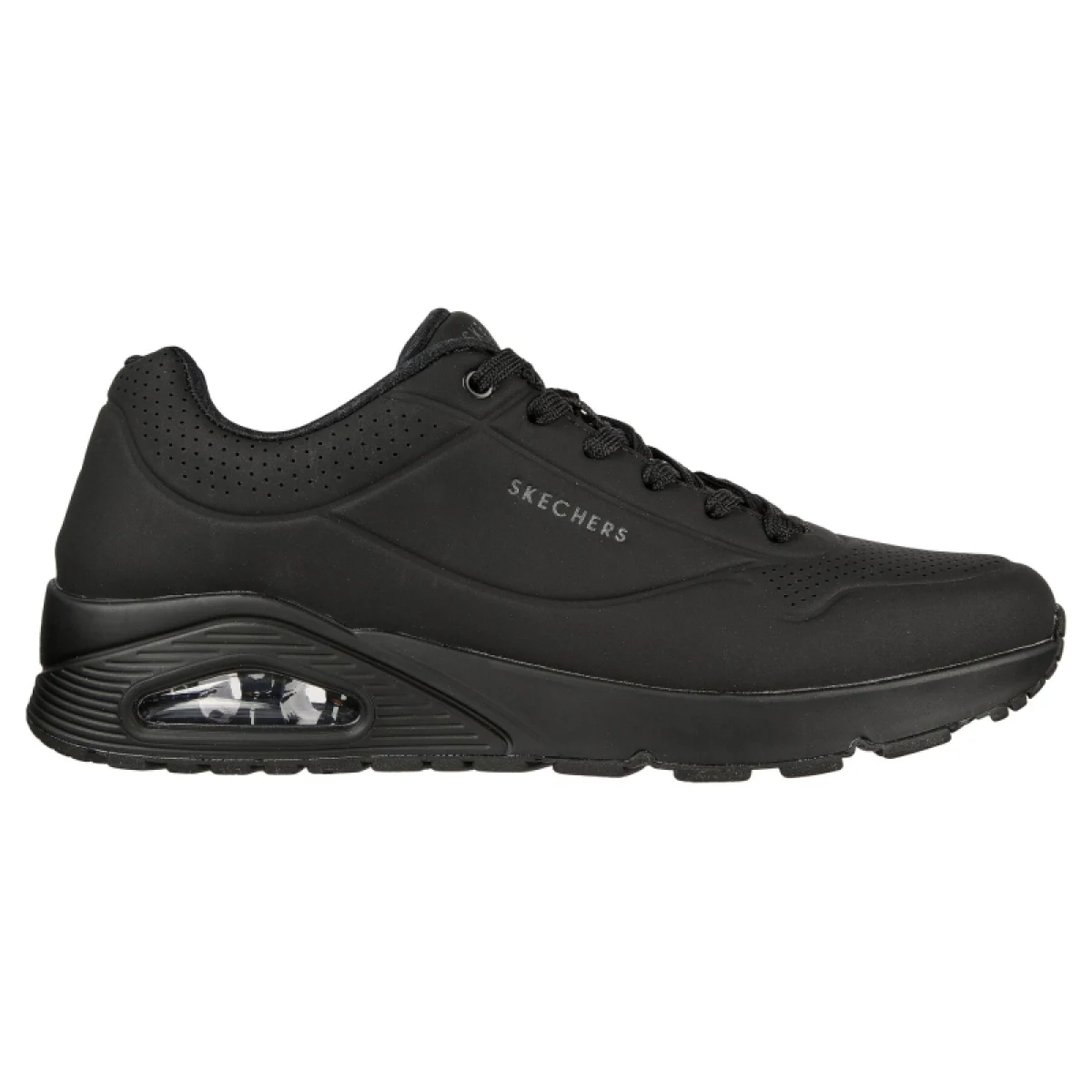 Férfi szabadidőcipő SKECHERS Uno Stand On Air M black black · záber 7