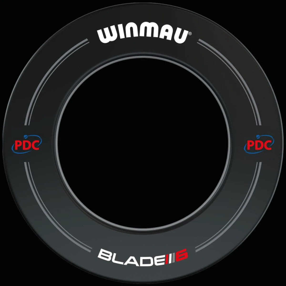 WINMAU FALVÉDŐ DART TÁBLA KÖRÉ FEKETE, PDC · záber 1