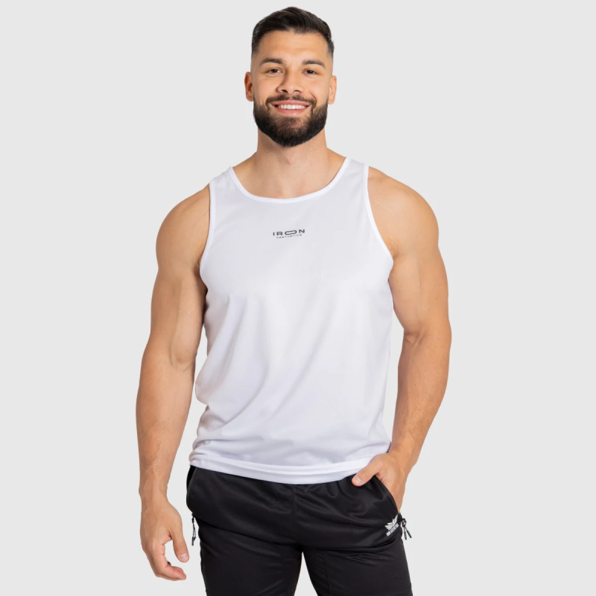 Férfi sportos atléta Iron Aesthetics Athlete, fehér · záber 2