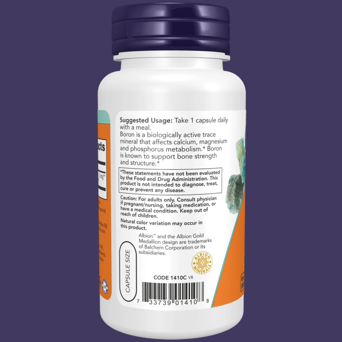Boron 3 mg - 100 Capsules · záber 2