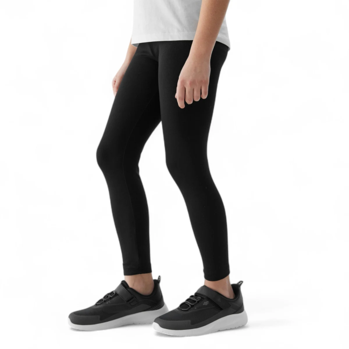 Női leggings 4F TIGHTS-WSS24TTIGF137-20S-DEEP BLACK · záber 5